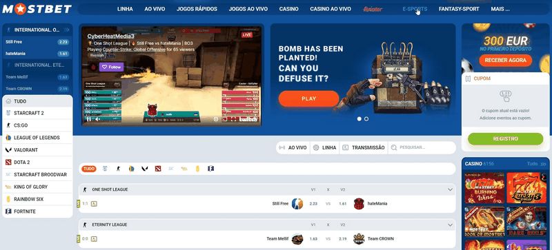 Kód kupónu MostBet